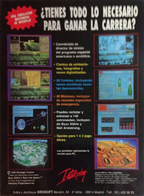 Buzz Aldrin's Race into Space - Box - Back (Spain) - 425x580