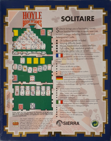 Hoyle: Official Book of Games: Volume 2: Solitaire - Box - Back (Europe) - 1992x2524