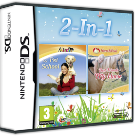2-in-1: My Pet School & My Horse - Box - 3D (Europe) - 900x911