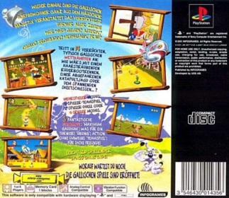 Astérix: Mega Madness - Box - Back (Germany) - 749x650