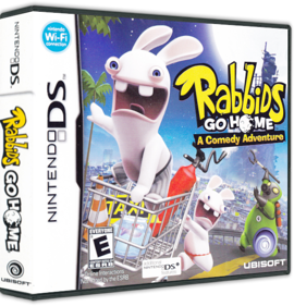 Rabbids Go Home - Box - 3D (North America) - 575x598