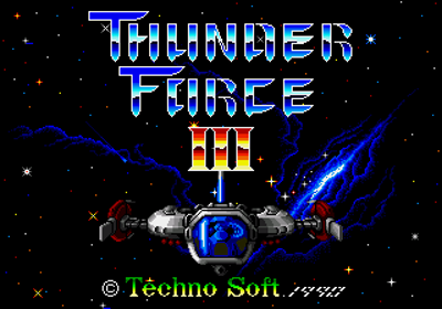 Thunder Force III - Screenshot - Game Title (North America) - 320x224