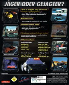 Need for Speed III: Hot Pursuit - Box - Back (Germany) - 1246x1523