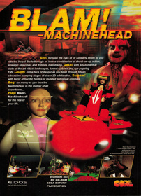 Blam! Machinehead - Advertisement Flyer - Front (United Kingdom) - 1585x2200