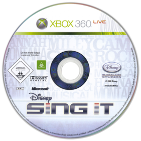 Disney Sing It - Disc (Germany) - 900x900