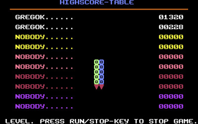 Topsy-Turvy - Screenshot - High Scores (Europe) - 640x400