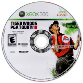 Tiger Woods PGA Tour 10 - Disc (North America) - 900x900