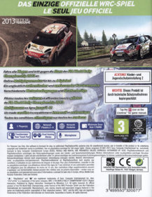 WRC 4: FIA World Rally Championship - Box - Back (Germany) - 600x775
