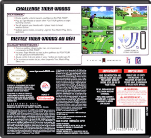 Tiger Woods PGA Tour - Box - Back - Reconstructed (North America) - 774x708