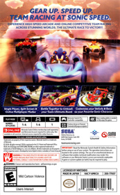 Team Sonic Racing - Box - Back (North America) - 640x1034
