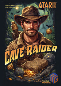 Cave Raider - Fanart - Box - Front (World) - 640x900