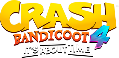 Crash Bandicoot 4: It's About Time - Clear Logo (World) - 1888x925