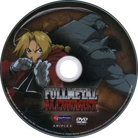 Fullmetal Alchemist 2: Curse of the Crimson Elixir - Disc (North America) - 779x778