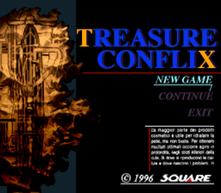 Treasure Conflix - Screenshot - Game Title (France) - 256x224