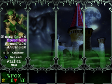 Gauntlet: Dark Legacy - Screenshot - Game Select (United States) - 2870x2160