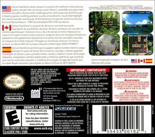 Zenses: Rainforest - Box - Back (North America) - 768x680