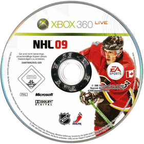 NHL 09 - Disc (Germany) - 2863x2863