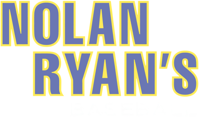 Nolan Ryan's Baseball - Clear Logo (North America) - 3840x2266