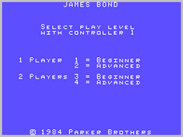 James Bond 007 - Screenshot - Game Title (North America) - 256x192