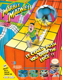 Marble Madness - Advertisement Flyer - Front (United Kingdom) - 1711x2200