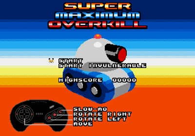 Super Maximum Overkill - Screenshot - Game Title (World) - 320x224