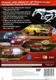 Ford Mustang: The Legend Lives - Box - Back (Oceania) - 563x800