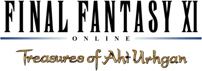 Final Fantasy XI Online: Treasures of Aht Urghan - Clear Logo (North America) - 2335x828
