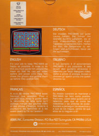 Pac-Man - Box - Back (Europe) - 600x825