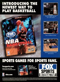 NBA Basketball 2000 - Advertisement Flyer - Front (North America) - 1607x2200