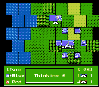 Daisenryaku - Screenshot - Gameplay (World) - 256x224