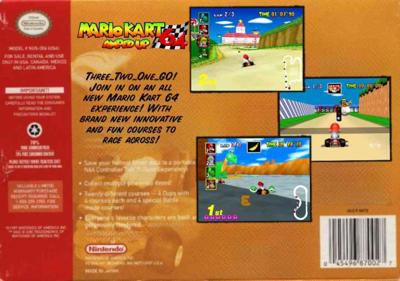 Mario Kart 64 Amped Up - Box - Back (North America) - 711x500