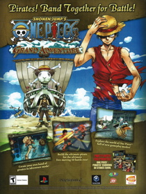 Shonen Jump's One Piece: Grand Adventure - Advertisement Flyer - Front (United States) - 1874x2500