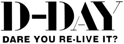 D-Day: Dare You Re-Live It? - Clear Logo (Europe) - 1280x457