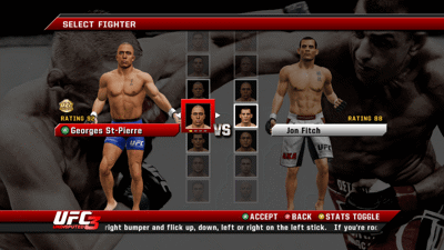 UFC Undisputed 3 - Screenshot - Game Select (World) - 1280x720