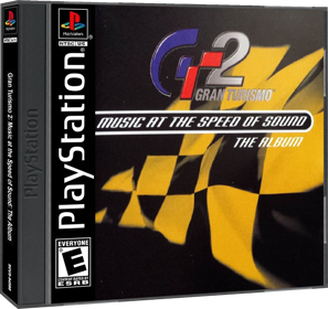 Gran Turismo 2: Music at the Speed of Sound: The Album [Bonus Playstation Disc] - Box - 3D (North America) - 1409x1330