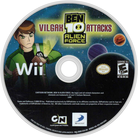 Ben 10: Alien Force: Vilgax Attacks - Disc (North America) - 1280x1280