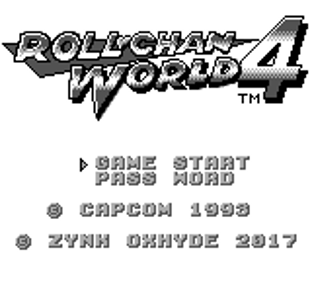 Roll-chan World 4 - Screenshot - Game Title (World) - 160x144