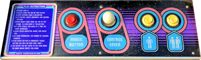 Lupin III - Arcade - Control Panel (United States) - 1601x482