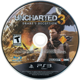 Uncharted 3: Drake's Deception - Disc (North America) - 798x800