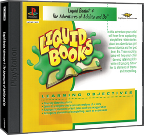 Liquid Books Adventure 4: The Adventures of Adelita and Bo - Box - 3D (North America) - 1409x1330