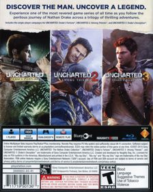 Uncharted: The Nathan Drake Collection - Box - Back (North America) - 638x800