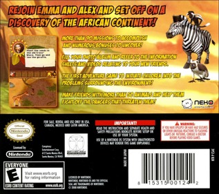 Safari Adventures: Africa - Box - Back (North America) - 768x680