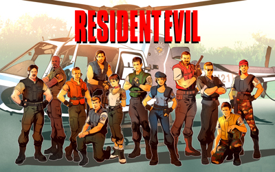 Resident Evil - Fanart - Background (United States) - 1440x900