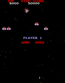 Galaga 3 - Screenshot - Game Over (World) - 224x288