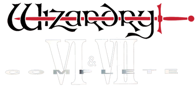 Wizardry VI & VII Complete - Clear Logo (Japan) - 600x264