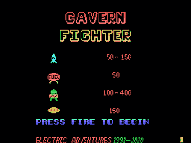 Cavern Fighter - Screenshot - Game Title (World) - 256x192