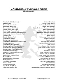 MADrigal's Simulators CD Collection - Box - Back (World) - 1517x2140