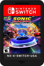 Sonic Racing: CrossWorlds - Cart - Front (North America) - 600x900