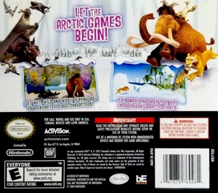 Ice Age: Continental Drift: Arctic Games - Box - Back (United States) - 1225x1088