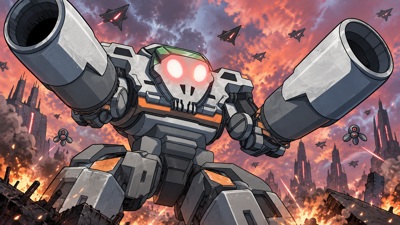 Mecha 8 - Fanart - Background (World) - 1920x1080